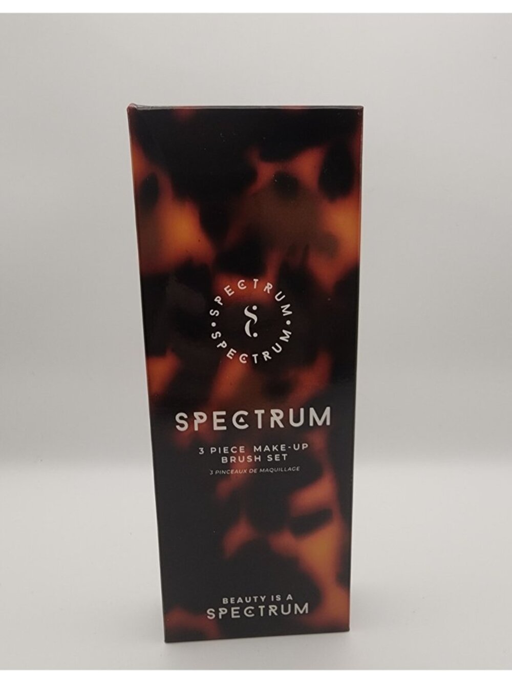 SPECTRUM Pantherine 3 Piece Makeup Brush Set Face Eye NIB New Sealed Box Vegan